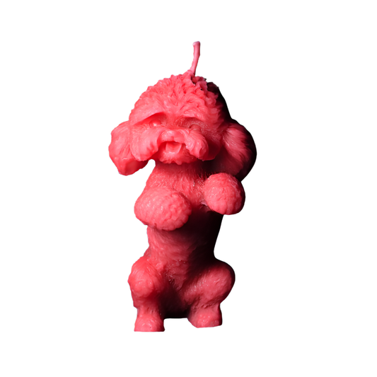 Beeready Harvesters PawCharm Beeswax Candle Duo | Cute Shihtzu Dog Decorative Candles for Cozy Home Styling | Pack of 2