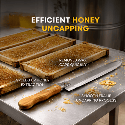 BeeReady Uncapping Knife – Stainless Steel Honey Extraction Tool