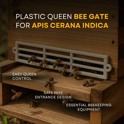 BeeReady Queen Bee Gate (Pack of 20) – Hive Entrance Control Tool For Apis Cerana Indica