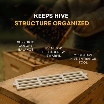 BeeReady Queen Bee Gate (Pack of 20) – Hive Entrance Control Tool For Apis Cerana Indica