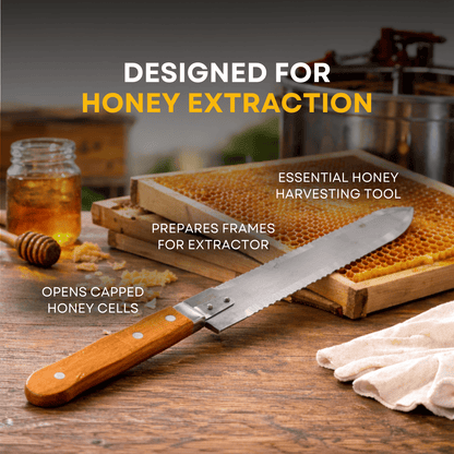 BeeReady Uncapping Knife – Stainless Steel Honey Extraction Tool