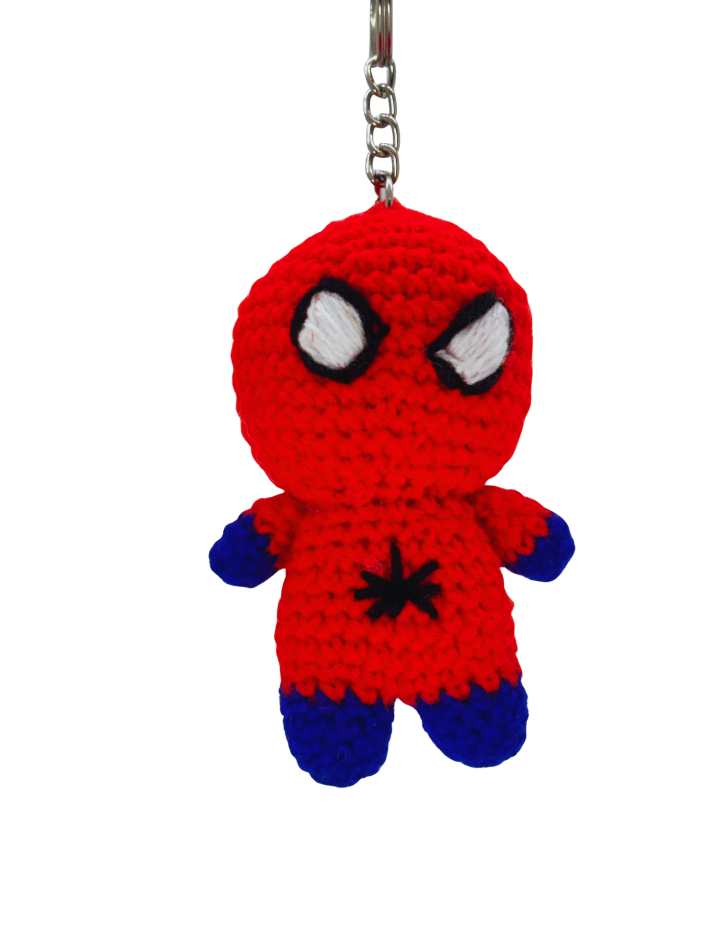 Handmade Crochet Superhero Keychain for Bags & Keys  | Lightweight Handmade Gift for Kids & Fans