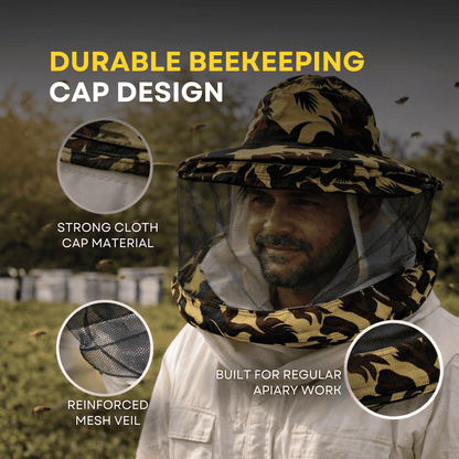 BeeReady Bee Veil Hat (Pack of 2) – Protective Beekeeping Head Gear