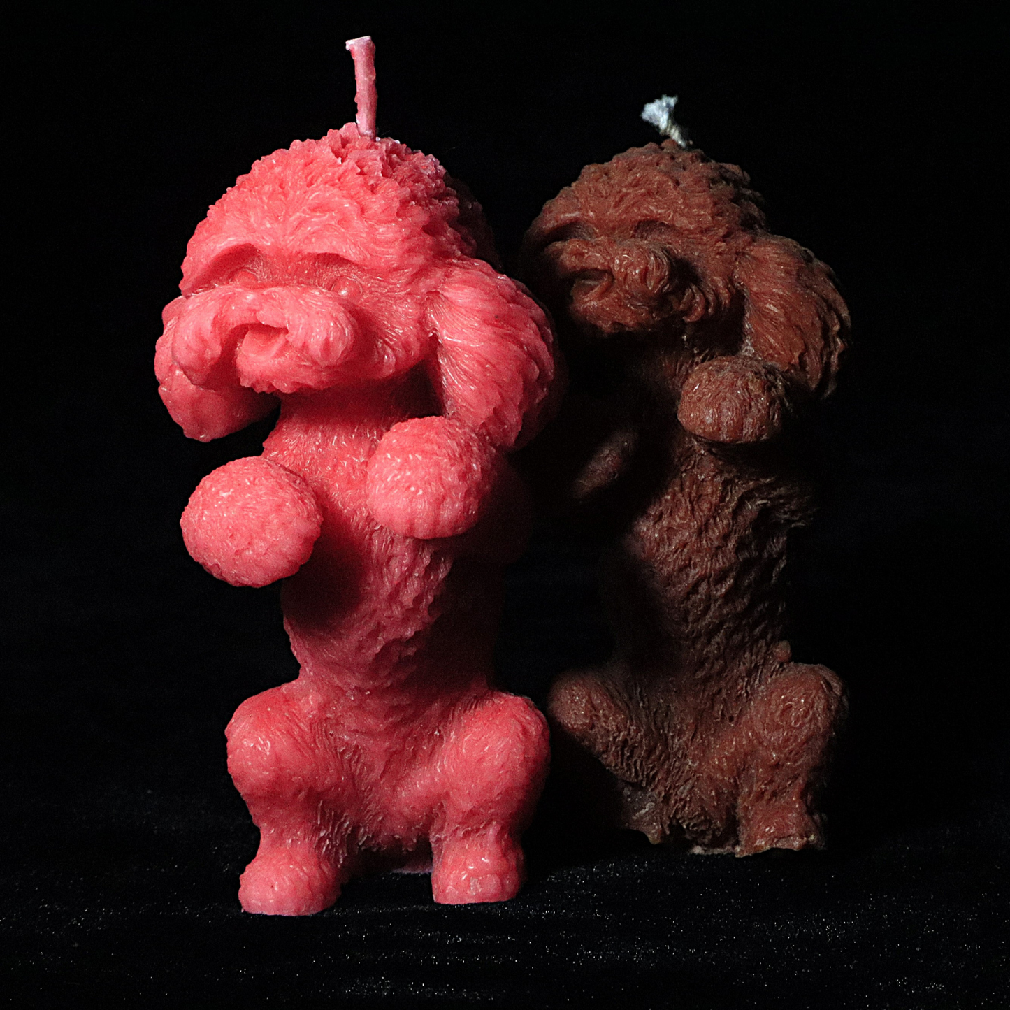 Beeready Harvesters PawCharm Beeswax Candle Duo | Cute Shihtzu Dog Decorative Candles for Cozy Home Styling | Pack of 2