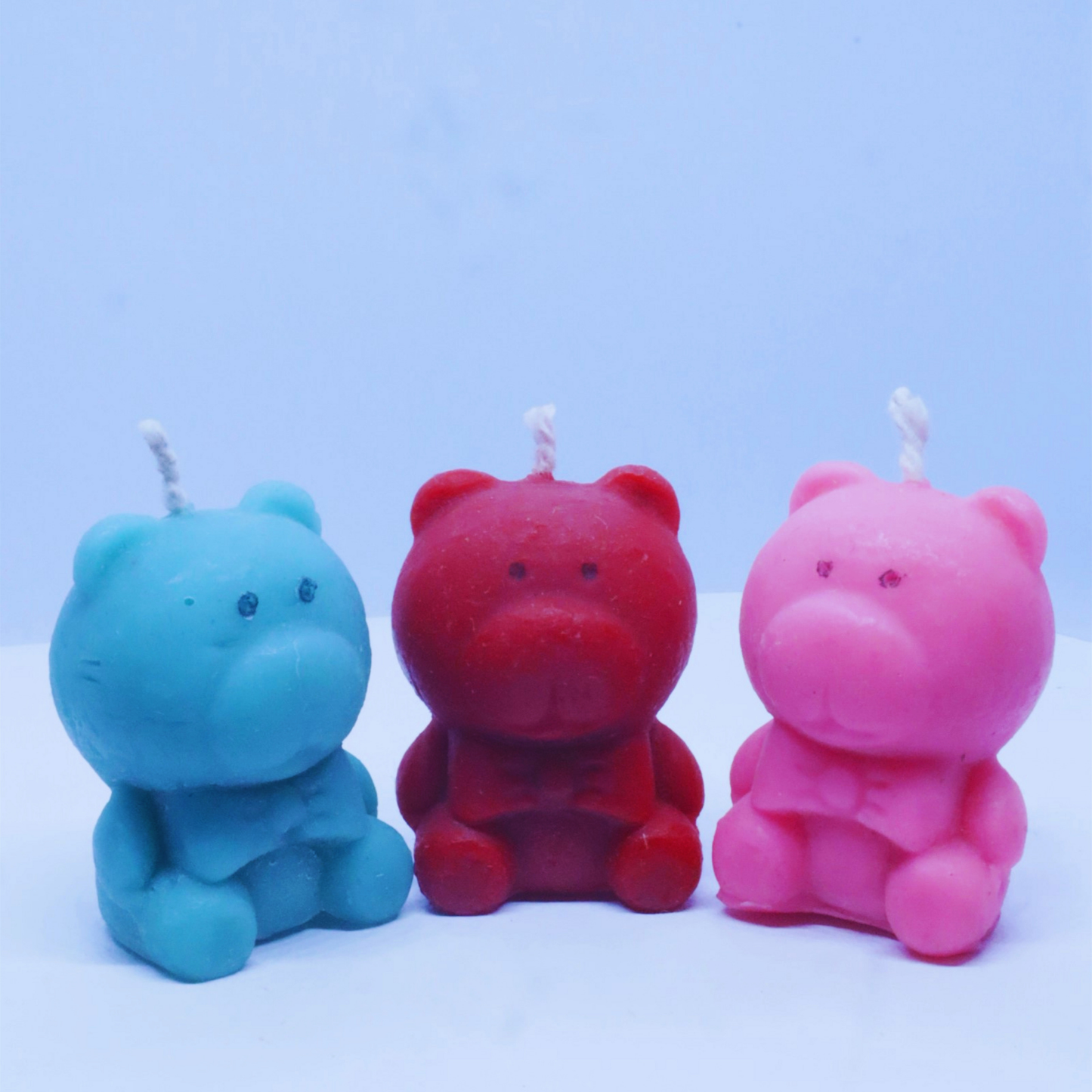 Beeready Harvesters TeddyGlow Beeswax Candle Duo | Cute Handcrafted Aroma Candles for Cozy Décor & Gifting | Pack of 2