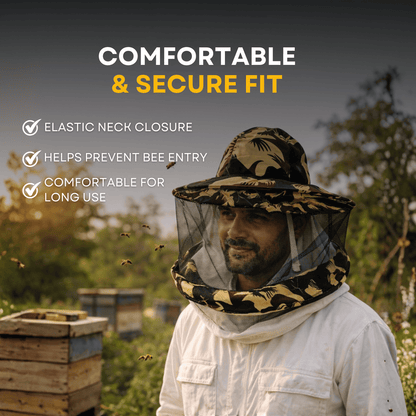 BeeReady Bee Veil Hat (Pack of 2) – Protective Beekeeping Head Gear