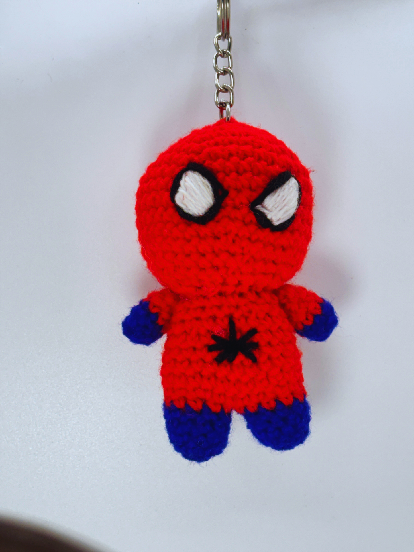 Handmade Crochet Superhero Keychain for Bags & Keys  | Lightweight Handmade Gift for Kids & Fans
