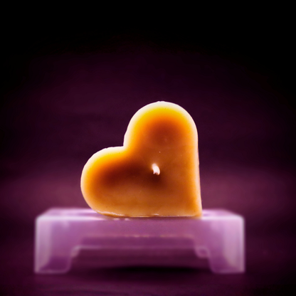 Beeready Harvesters LoveGlow Beeswax Candle Set | Romantic Heart Shape Aroma Candles for Elegant Décor | Pack of 2