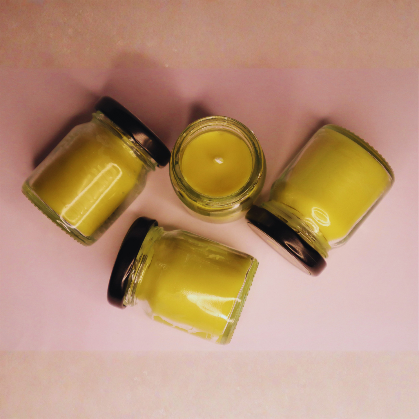 Beeready Harvesters Pahadi Natural Beeswax Scented Glass Jar Candle | Hand Poured Candle for Home Décor, Romantic Dinners & Hotels | Pack of 2