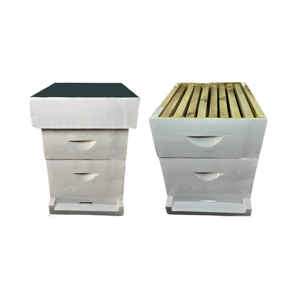 BeeReady Wooden Bee Hive Box – Durable Bee Box for Apis Mellifera