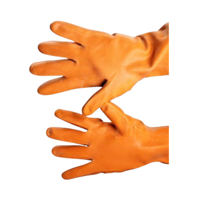 BeeReady Beekeeping Gloves – Protective Rubber Gloves for Hive Work