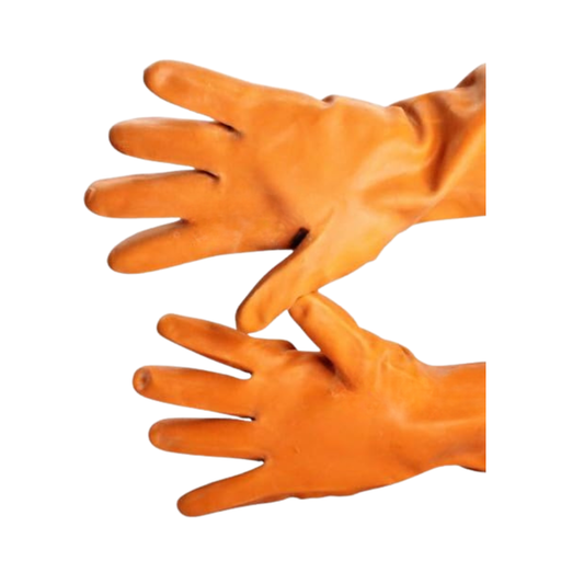 BeeReady Beekeeping Gloves – Protective Rubber Gloves for Hive Work