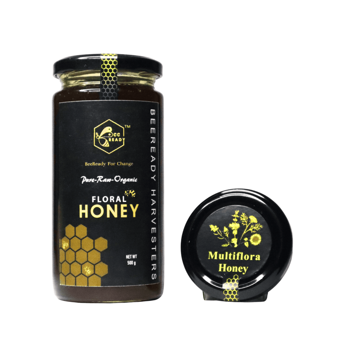 BeeReady Litchi Pahadi Honey 500g – Raw Natural Honey | No Additives