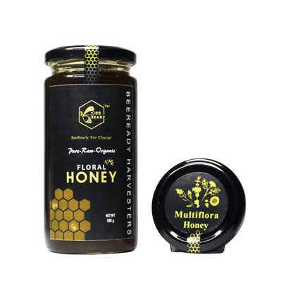 BeeReady Litchi Pahadi Honey 500g – Raw Natural Honey | No Additives