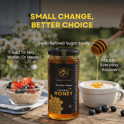 BeeReady Multifloral Raw Honey 500g – Uttarakhand Forest | No Additives