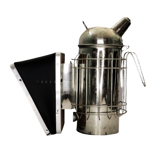 BeeReady Bee Hive Smoker – Stainless Steel Smoker with Heat Shield