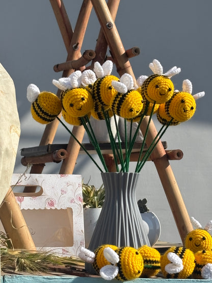 Bee Sticks Handmade Bee Stick Bouquet | Cute Décor Flowers for Home & Table