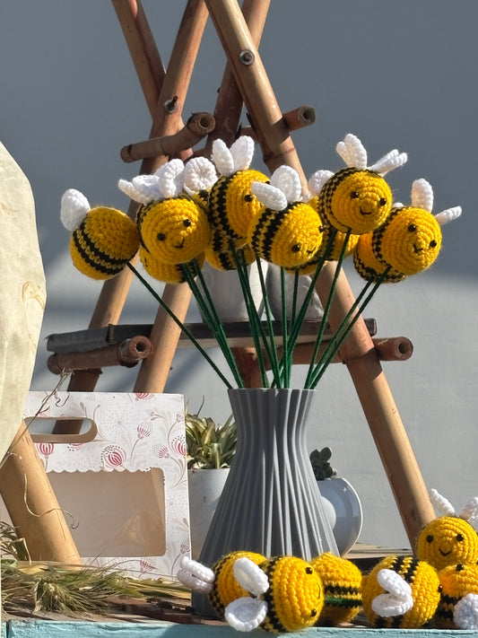 Bee Sticks Handmade Bee Stick Bouquet | Cute Décor Flowers for Home & Table