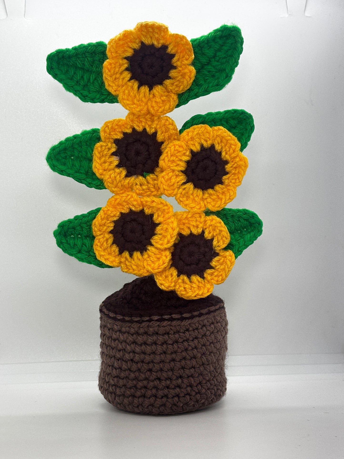 Handmade Multiflora Pot Décor – Crochet Flower Arrangement | Handmade by Local Women | Decorative Indoor Flower Pot