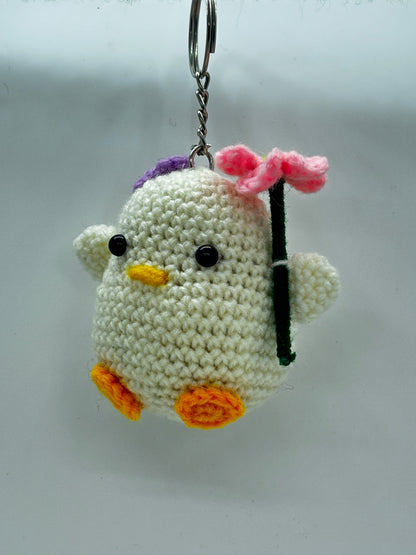 Chiki Keychain Handmade Crochet Chiki Keychain | Cute Bag & Key Charm