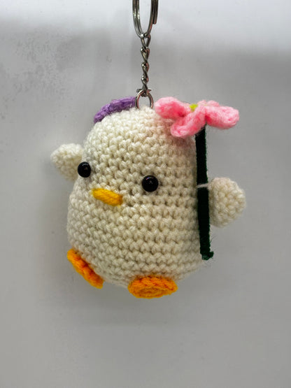 Chiki Keychain Handmade Crochet Chiki Keychain | Cute Bag & Key Charm