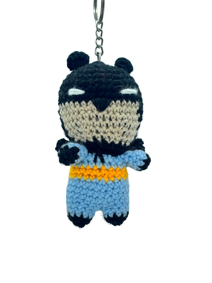 Batman Keychain Handmade Crochet Batman Keychain | Superhero Bag & Key Charm