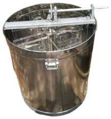 BeeReady - Stainless Steel- 4 Frames Honey Extractor (Apis mellifera)